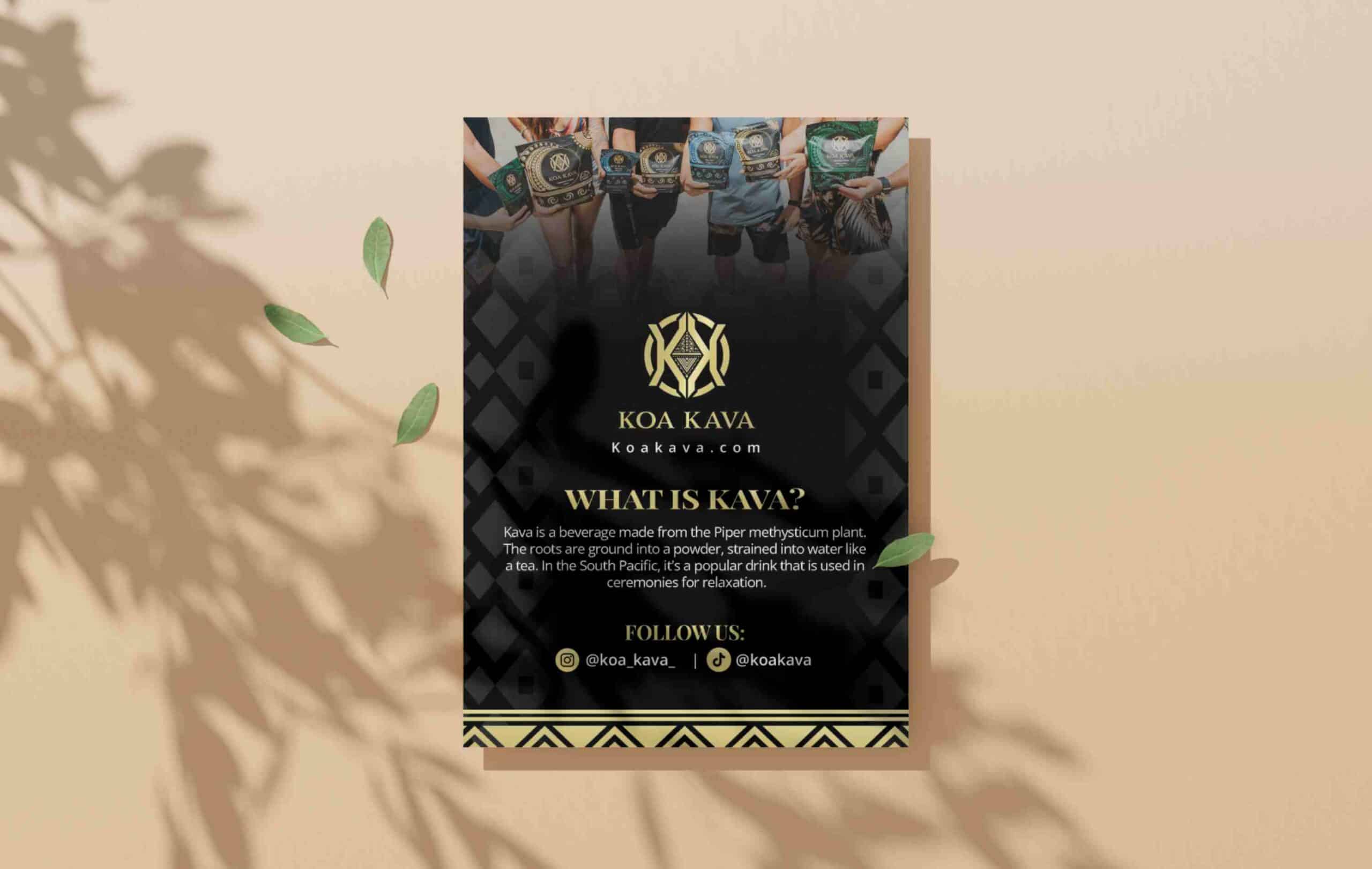 A thoughtfully designed product insert card with a simple thank you for buyers