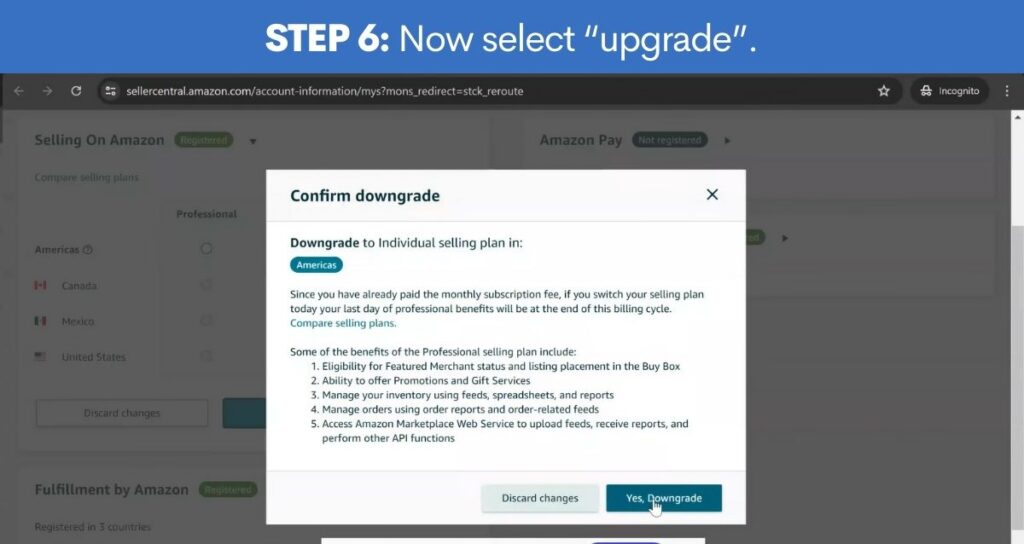 Select Upgrade